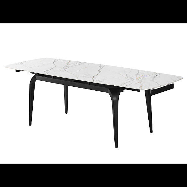 Керамічний стіл Асті TML-1341 калакатта голд + чорний Vetro Mebel
