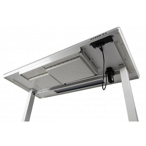Регулируемый стол Barsky StandUp white glass 1200*600 BST-12new Zeus-Game