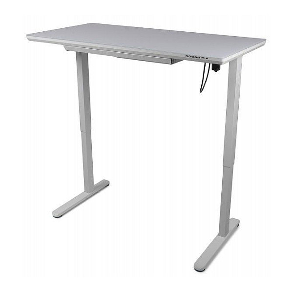 Регулируемый стол Barsky StandUp white glass 1200*600 BST-12new Zeus-Game