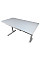 Регулируемый стол Barsky StandUp white glass 1200*600 BST-12new Zeus-Game