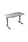 Регулируемый стол Barsky StandUp white glass 1200*600 BST-12new Zeus-Game