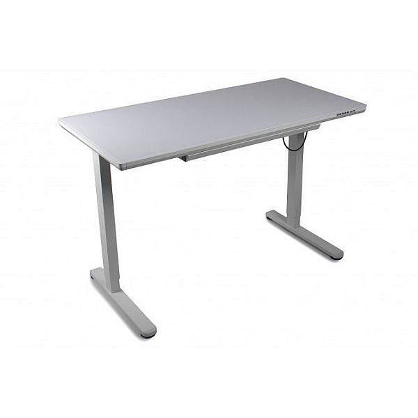 Регулируемый стол Barsky StandUp white glass 1200*600 BST-12new Zeus-Game