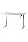Регулируемый стол Barsky StandUp white glass 1200*600 BST-12new Zeus-Game