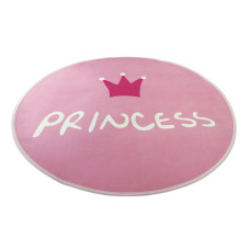 Коврик под кресло защитный для пола Принцесс Принтовый Розовый АКЛАС