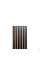 Реечная стена Welcome (550х42х530)Н) черный, Дуб Сонома AMF