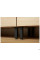 Комод для обуви Welcome (810х250х980Н) черный графит, Дуб Сонома AMF