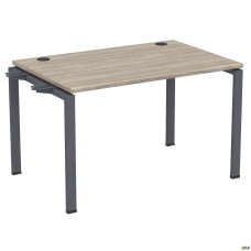 Элемент стола составного с кронштейнами одинар. SIG-343 (1587х800х750мм) Черный графит/Вяз Либерти AMF