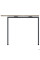 Стол приставной с кронштейнами SIG-261 (950х950х750мм) Черный графит/Вяз Либерти AMF
