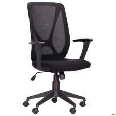 Кресло Nickel Black сиденье Сидней-07/спинка Сетка SL-00 черная AMF