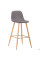 Стілець барний Mareng, Bar chair 350В бук/сірий beech/028-8 AMF