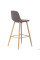 Стілець барний Mareng, Bar chair 350В бук/сірий beech/028-8 AMF