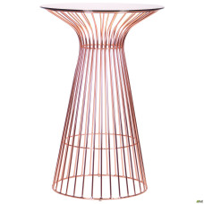 Стол Maleo, rose gold, glass top AMF