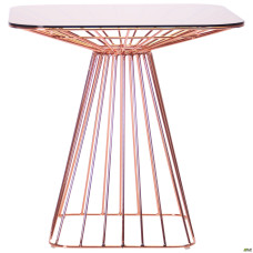 Стол Tern, rose gold, glass top AMF