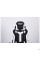 Крісло VR Racer Dexter Laser чорний/білий AMF