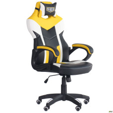 Крісло VR Racer Dexter Jolt чорний/жовтий AMF