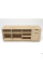 Тумба стационарная Delta DL-402R (1600х400х675мм) Блэквуд Ячменный/Опора белый беж AMF