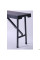 Лавочка складна Джилі пластик rattan black AMF