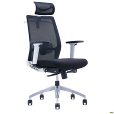 Крісло Install White, Alum, Black/Black AMF