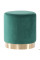 Пуф Madrid Green / Golden Chrom AMF