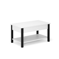 Стіл-трансформер Desk 2.0 Білий діамант/Чорні ноги Art In Head
