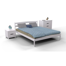 Кровать Ликерия без изножья 1600*2000 белая Микс Мебель