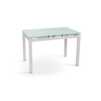 Стол Венди XS-1025, 80/130*65, белый/белые ноги Микс Мебель