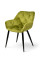 Кресло Парадиз HC-R18, черный/велюр оливковый Микс Мебель