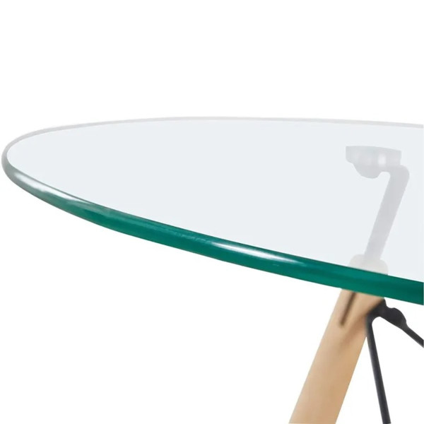Стіл обідній ЕТНА Glass (D=80cm), скло Микс Мебель