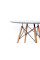 Стол обеденный ЭТНА MDF (D=100cm), серый Микс Мебель