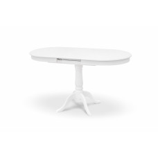 Стол обеденный Анжелика (1000+300)/680 белый Микс Мебель