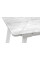 Стол Этна 120(+40)*75 белый металл/базальт Микс Мебель