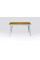Стіл Сінгл (130+30)/80 ніжки білі/столешня натур Микс Мебель