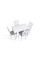 Комплект Бруклин (1+4) Белый WHITE Микс Мебель