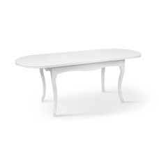 Стол обеденный Оливер (1500+500)*845, белый Микс Мебель