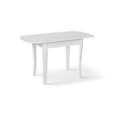 Стол обеденный Даллас (930+300)*670, белый Микс Мебель