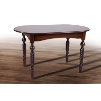 Обеденный стол Бруно (1290+340)*750 орех темн. Микс Мебель