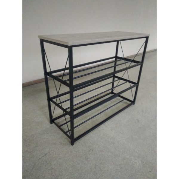 Тумба-лавка для взуття Visit-4 LOFT ДСП 80 Метакам