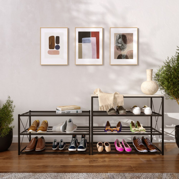 Тумба-лавка для взуття Visit-3 LOFT ДСП 80 Метакам