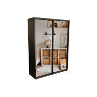 Шкаф-купе PRIME 1800х600х2400 Венге Магия (двухдверная, зеркало) DC