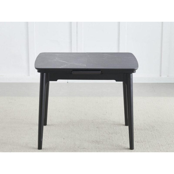 Стол обеденный Askold 950(1200)*700*760 Shks Black Matt DC