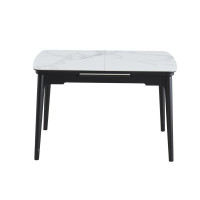 Стіл обідній Askold 1100(1400)*750*760 BL White Glossy DC