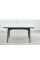 Стол обеденный Askold 1100(1400)*750*760 BL White Glossy DC