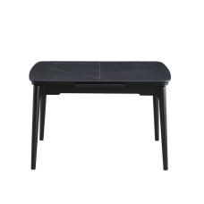 Стол обеденный Askold 1100(1400)*750*760 Shks Black Matt DC