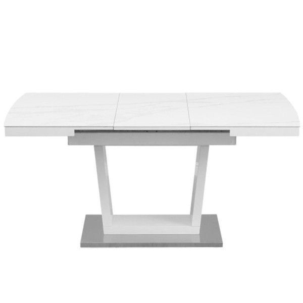 Стол обеденный DT-8073 1000(1400)*700*760 керамика из МДФ Белый DC