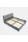 Кровать двуспальная КЛ-1600 Лайт (ламельный каркас) 160х200 см Графит Эверест