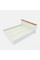 Ліжко двоспальне Нордік-1400 (щит ДСП під матрац) 140х200 см Білий + Дуб крафт золотий Эверест