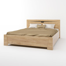 Ліжко двоспальне Ліберті-1600 160х200 см дуб крафт золотий Эверест