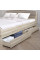 Двуспальная кровать Астория с двумя ящиками 160х200 см сонома + трюфель Эверест