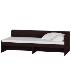 Односпальная кровать Соната-800 (без ящиков) 80х190 см венге темный Эверест