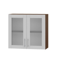 Кухонный модуль витрина Оптима ВВ10-800 Нимфея альба 80х30х72 см Эверест